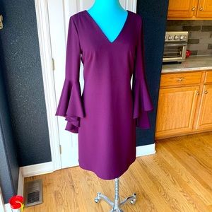 Eliza J. Dress with beautiful bell  sleeves